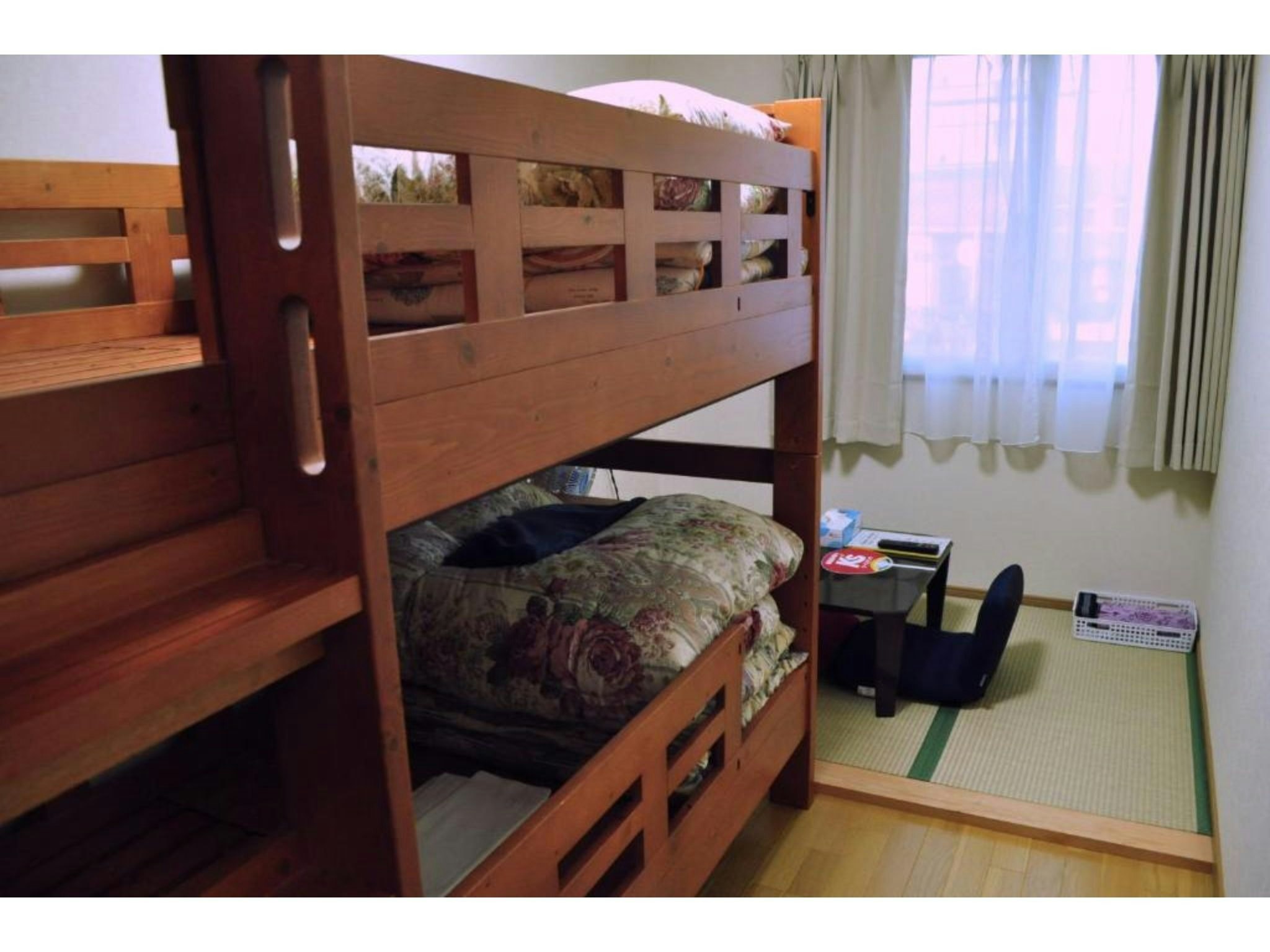 【全室禁煙】和室 二段ベッド付 共用バスルーム ルームA/B